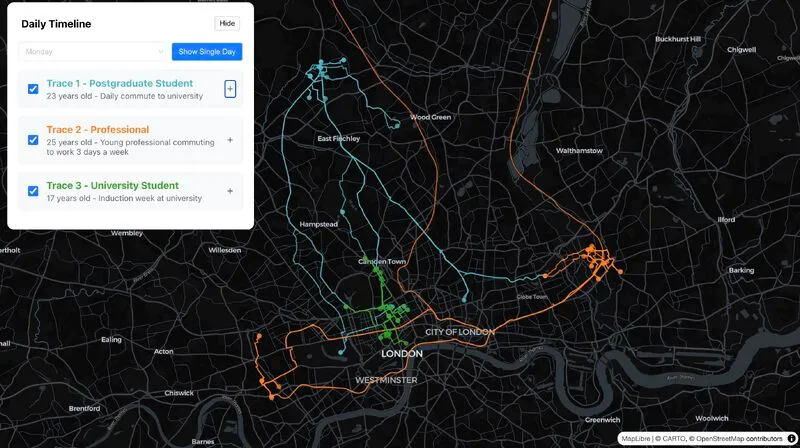 Preview of Generating persona-based weekly mobility based on LLM